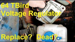 ep76 Bishops Garage - 1964 Thunderbird voltage regulator troubleshoot or replace?