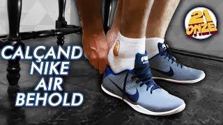 Calçando tênis NIKE AIR BEHOLD ( NIKE AIR BEHOLD on feet) | Canal 21onze