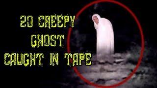 20 Creepy ghost caught in tape