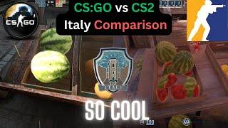 CS:GO vs. CS 2 Italy Comparison