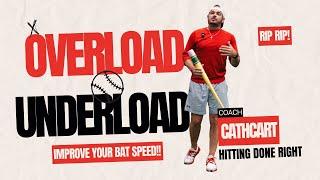 Bat Speed Drills - Overload/Underload Progression Ideas and Training Bats  Youth Baseball