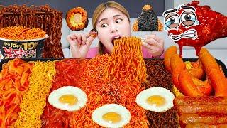 ASMR Mukbang Fire Spicy NoodlesChicken swicy food Eating show by HIU 하이유