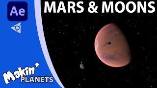 Add orbiting moons to Mars using Video Copilot Orb