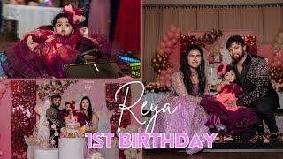 Reya 1st Bday Highlights 4K | Dallas, TX, USA | Lenscape Studios By VK