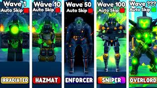 EVERY WASTELAND UNIT VS ENDLESS MODE! (Toilet Tower Defense)