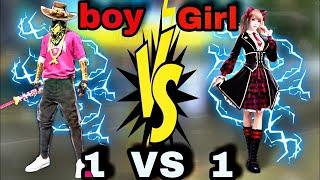 1vs1 boy and girl rendom girl vs me x maruf 999 only headshot