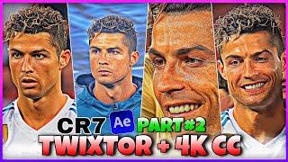 Cristiano Ronaldo Twixtor - 4k Clips + CC High Quality For Editing  #part2