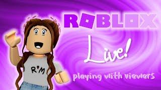 Roblox *LIVE* PLAYING W/ VIEWERS