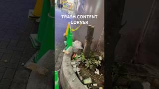 TRASH CONTENT CORNER! #shorts  #viral #trash #worldtour #japan