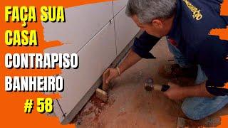 FAÇA SUA CASA, MARCAÇÃO CONTRAPISO DO BANHEIRO #58