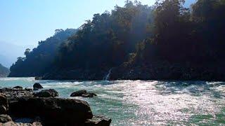 The Indian Great River Ganga Flowing Peacefully - Ganga River Sounds | River sounds |