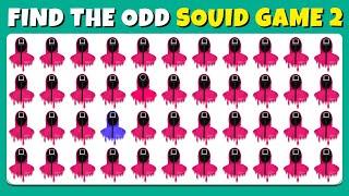 Find the ODD One Out - Squid Game 2 | 50 Levels | Quiz Rainbow