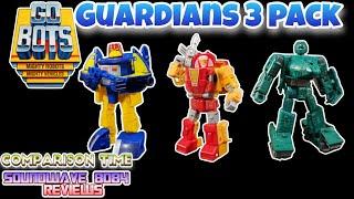 GoBots Guardians 3 Pack: Pathfinder/Smallfoot/Treds Comparison Time Review