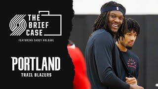 Injuries At Camp, Misquotes, Ant and Scoot At Media Day On The Brief Case | Portland Trail Blazers