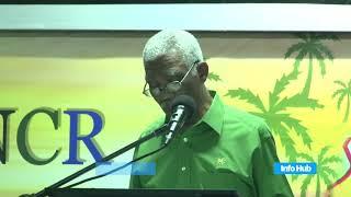 President David Granger at opening of the (PNCR) 20th Biennial Delegates Congress.