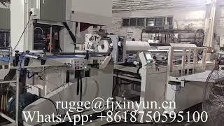 Customized design automatic 35 cm diameter maxi roll paper band saw cutting machine