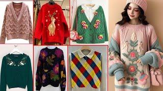 Women //Girls New design Sweaters in  2024-2025 Collection Winter Special Ladies Woollen Jersey //