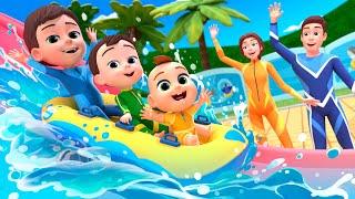 La Canción de los Toboganes de Agua | Lalafun Canciones Infantiles y Música para Chicos