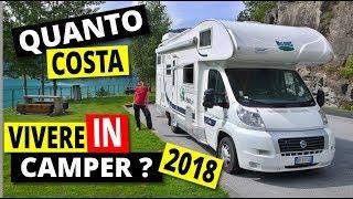 Quanto costa vivere in camper ? Report per l'anno 2018