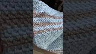 Beginner Crochet Baby Blanket Pattern #crochet #crochetpatterns #babyblankets