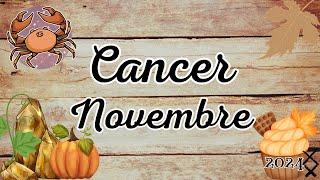  CANCER  NOVEMBRE  Vous faites de belles choses️ 2024