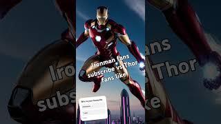 IRONMAN VS THOR COMPARISON SHORT