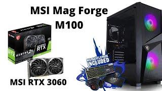 MSI Mag Forge 100m Gaming pc with RTX3060 (plus MSI battle pack ) from AWD-It