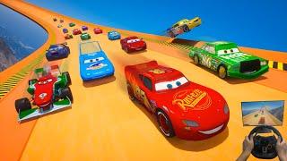 Ring Race All Cars McQueen VS The King Chick Hicks Francesco Bernoulli Winford Rutherford & Friends