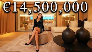 Touring a €14,500,000 SUPERMODERN Home in Marbella Golden Mile!