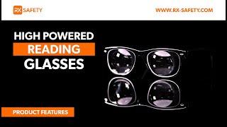 High Powered Reading Glasses from RX Safety