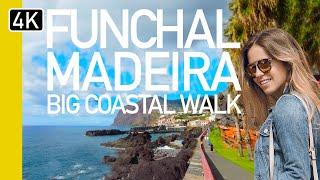 ULTIMATE!!! Funchal Coastal Walk to Camara De Lobos | Madeira Portugal 4K UHD