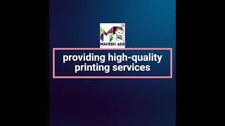Our Key Printing Services - Mahesh Ads Mallapur