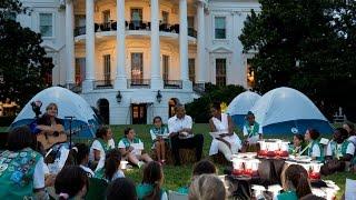 The First Lady Hosts the First-Ever White House Campout with Let's Move!