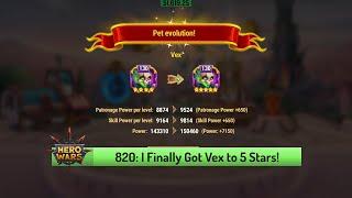 Let's Play Hero Wars 820: Cosmic Battle Begins and Vex is 5 Stars