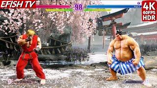 Ken vs E. Honda (Hardest AI) - Street Fighter 6