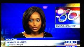 Jacksonville, FL News anchor gets caught when camera switches back to him