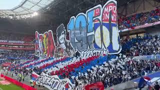 Olympique Lyonnais fans pyro party vs Auxerre - 27/10/2024