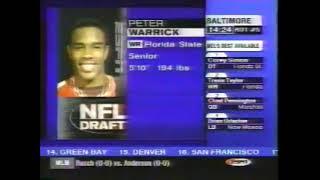 Bengals Select WR Peter Warrick (2000 NFL Draft)