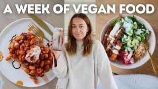 What I eat in a week (as a vegan!) *realistic, simple meals* 