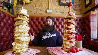 LONDON'S MOST FAMOUS PANCAKE CHALLENGE | POLO'S FREE IN 15 STACK | BeardMeatsFood