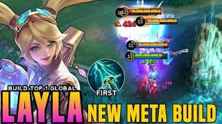 NEW META BUILD!!  LAYLA 1 HIT BUILD & EMBLEM 2024 (AUTO DELETE)!!- MLBB