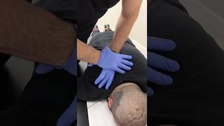 **INSANE CHIROPRACTIC ASMR** He’s a tattoo artist with pain 