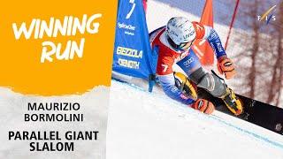 Bormolini eases past Burgstaller for top spot in PGS | FIS Snowboard World Cup 24-25