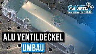 Aluminium Ventildeckel umbau von einer Corvette Aluschweißen Schweißtipps