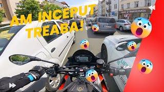 Prin oras cu treaba. Cat e de aglomerat prin Cluj Napoca?!#aprilia #tuono660 #cluj #trafic #motovlog