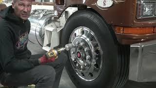 How to polish holes on semi wheels or lifted truck wheels.