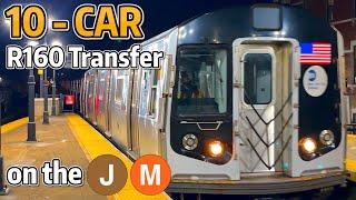 ⁴ᴷ⁶⁰ 10-CAR R160 Set Transfer on the J and M Lines!