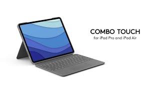 Logitech Combo Touch iPad Keyboard Case for iPad Pro and iPad Air - Oxford Grey