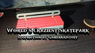 World's Craziest Skatepark by Gamer Kristoff || #stopmotion #techdeck