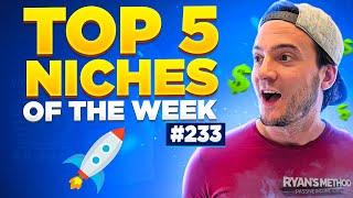 TOP 5 NICHES  Print on Demand Niche Research # 233 — (11/10/2024)